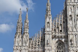 View of the Duomo, Milan, Italy, 2025